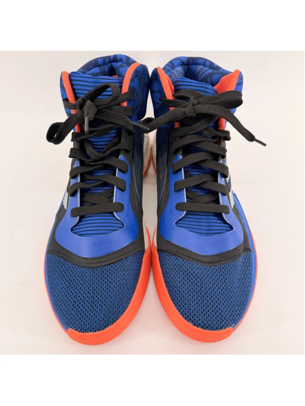 Adidas Marquee Boost Kristaps Porzongis Blue Orange Size 12 Sneakers Shoes
